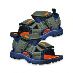 Gerber Baby Boys' Open Toe Sandals - olive/orange